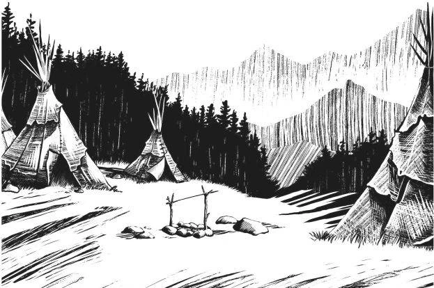 Иллюстрация к книге — Тайна серых пещер [book-illustration-2.webp]