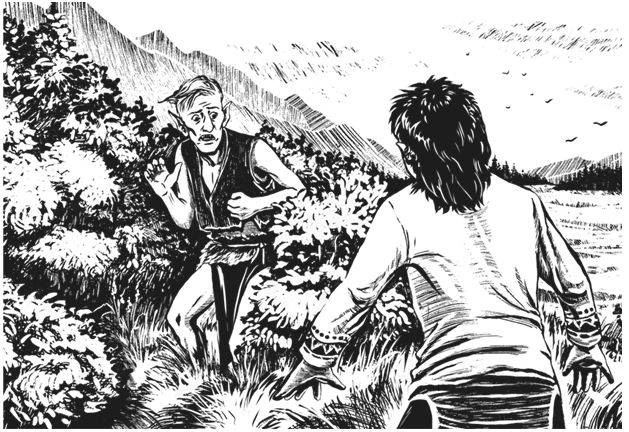 Иллюстрация к книге — Тайна серых пещер [book-illustration-6.webp]