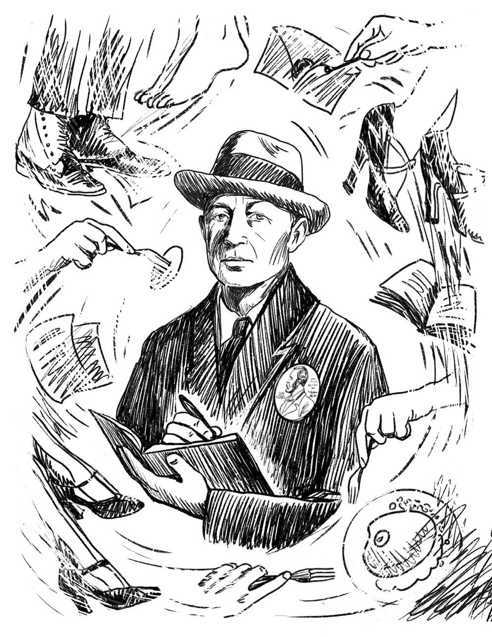 Иллюстрация к книге — Любовь великих. Истории знаменитых пар [book-illustration-12.webp]