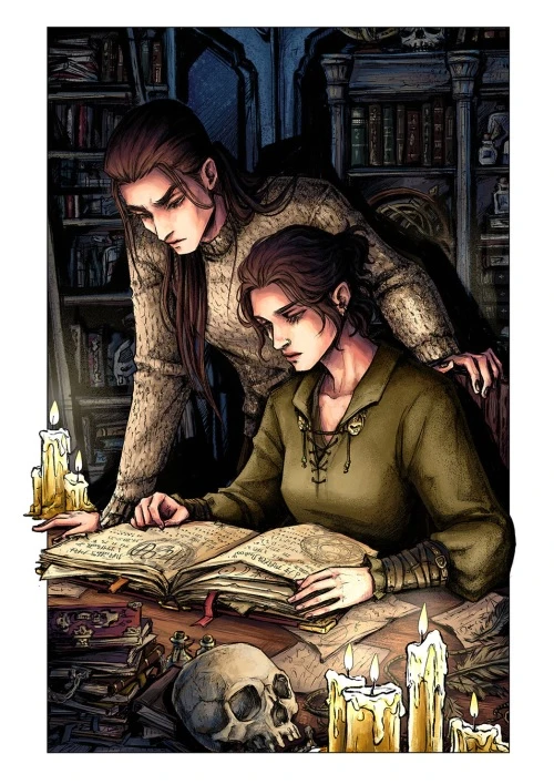 Иллюстрация к книге — Академия Горгулий. Тайна ректора [book-illustration-4.webp]