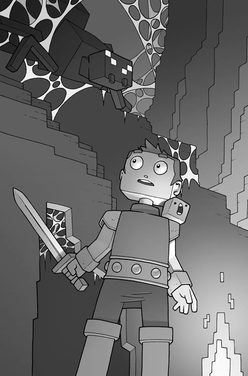Иллюстрация к книге — Легенды Ивернии из мира Minecraft [book-illustration-21.webp]