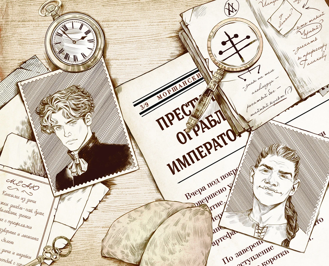 Иллюстрация к книге — Имперский сыщик. Дело о тайном культе [book-illustration-1.webp]