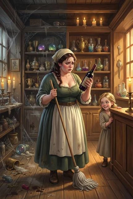Иллюстрация к книге — Я и баб(к)а, я и маг [book-illustration-1.webp]