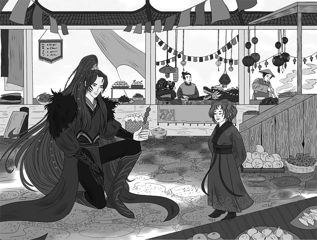 Иллюстрация к книге — Цветы пиона на снегу. Том 5 [book-illustration-6.webp]