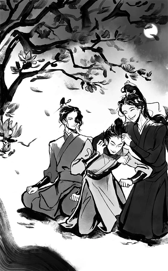 Иллюстрация к книге — Белый кот старейшины Цунчжэ. Том 1 [book-illustration-13.webp]