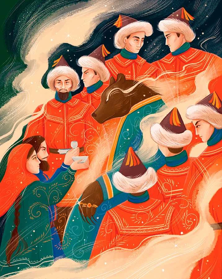 Иллюстрация к книге — Мифы северных народов России для детей [book-illustration-9.webp]
